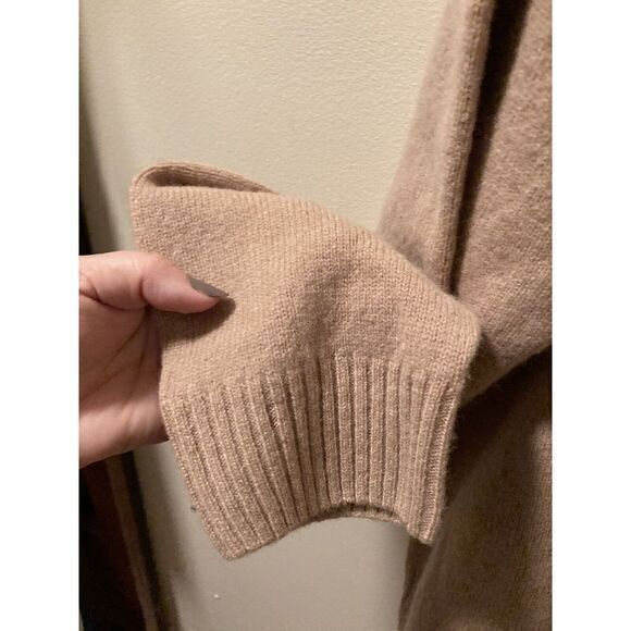 Oliver & Burke Sweater Size XXL Long Sleeve Crewneck NWT Lambswool‎ Beige - Picture 4 of 10